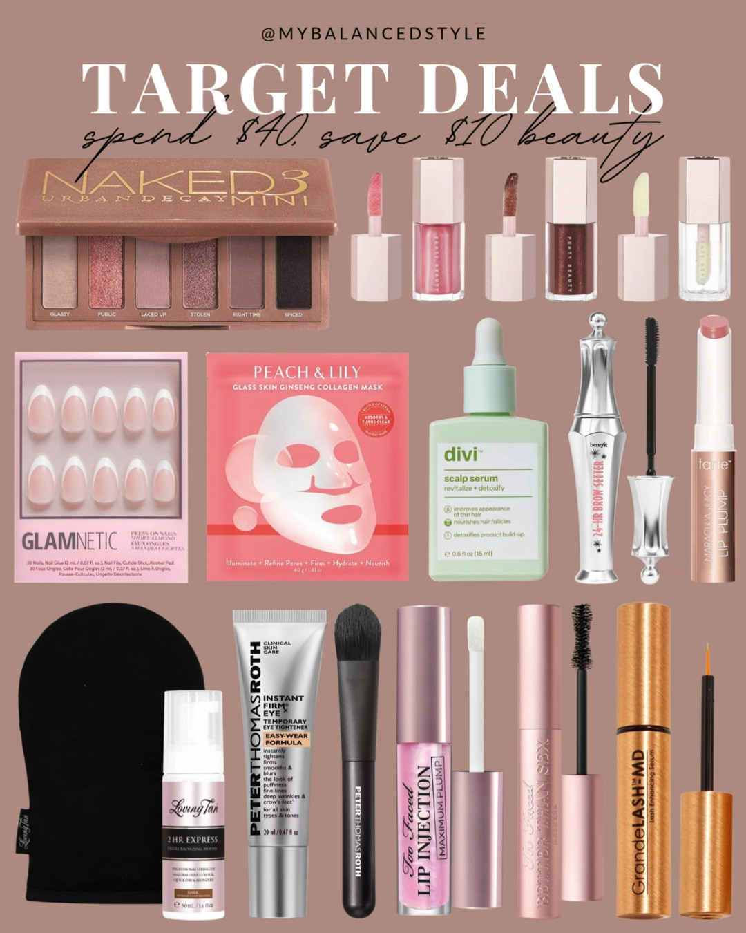 Target spend $40, save $10 beauty sale

everyday makeup essentials
travel size beauty must haves
clean girl makeup routine
glowy skin must haves
long lasting makeup products
minimal makeup routine
skincare prep essentials
makeup bag staples
natural beauty must haves

#LTKBeauty #LTKSeasonal #LTKSaleAlert