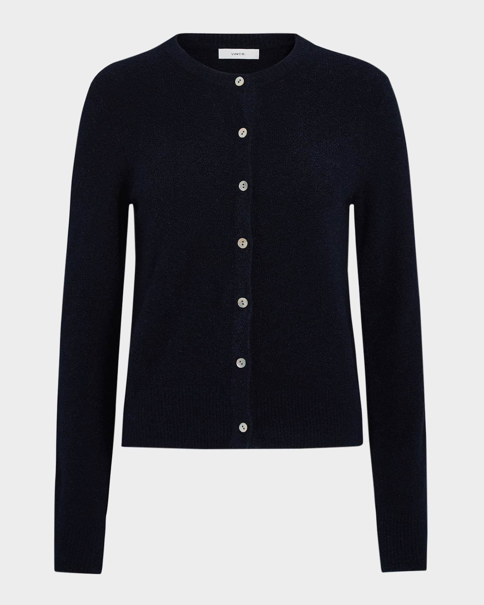 Crewneck Bouclé Cardigan | Neiman Marcus