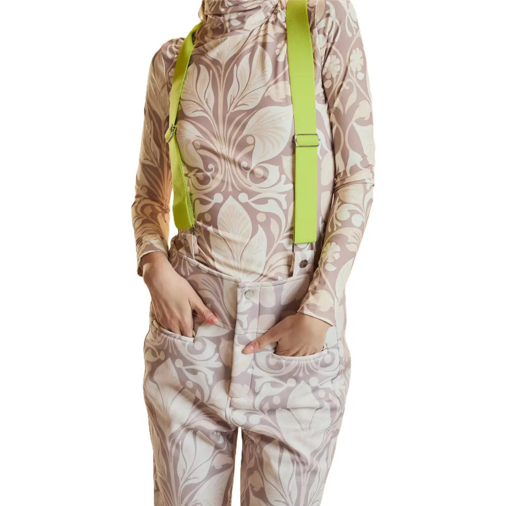 Cynthia Rowley Turtle Neck Lycra Top in Taupe Multi at Nordstrom, Size Small | Nordstrom