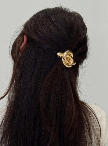 Salacia Hair Clip Gold | Princess Polly US