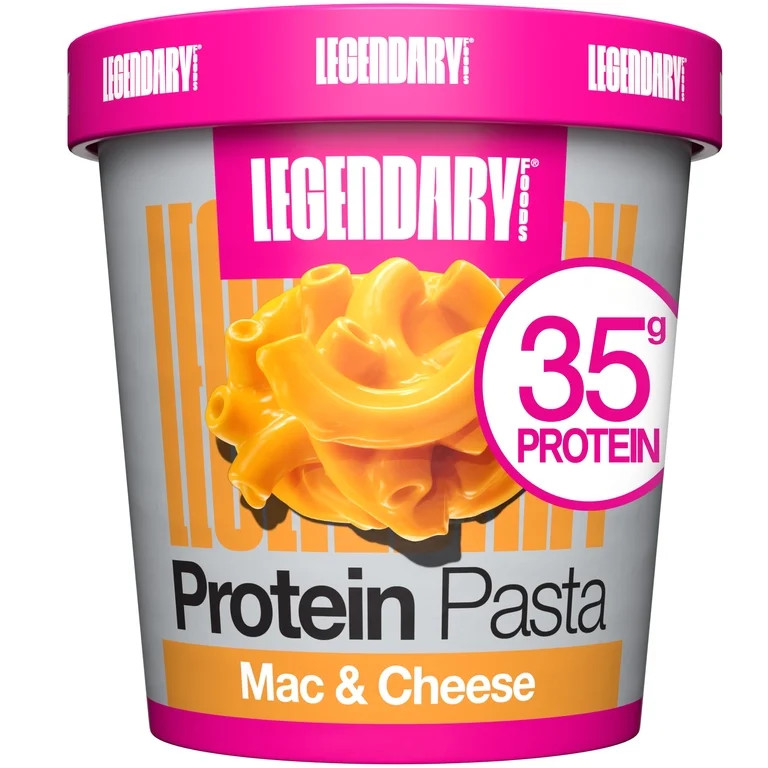 Legendary Foods Protein Pasta, Mac & Cheese, 35g Protein, 1 Cup, Keto Friendly, Gluten Free | Walmart (US)