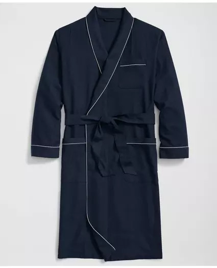Cotton Flannel Robe | Brooks Brothers