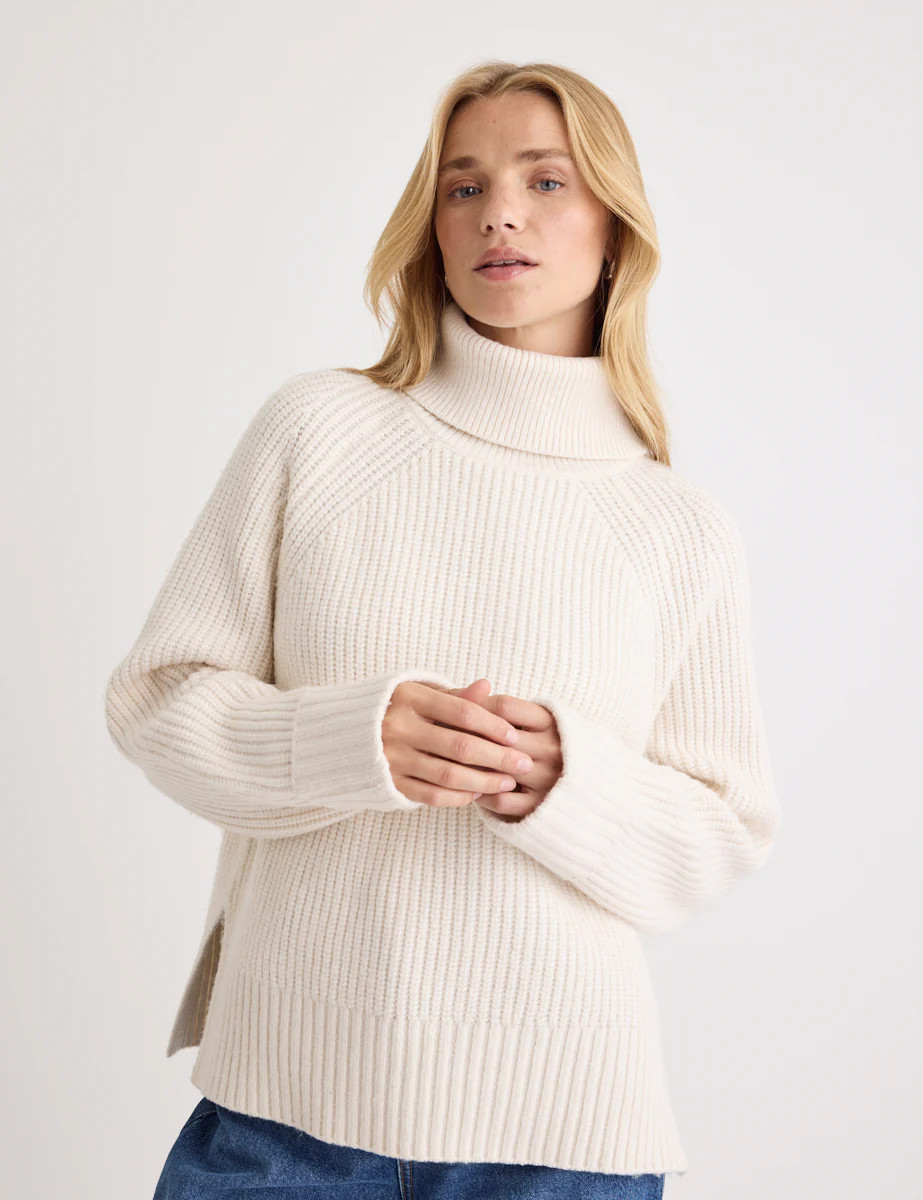 Cream Ribbed Chunky Knitted Jumper
  

  
    £69.00 | Nobody's Child