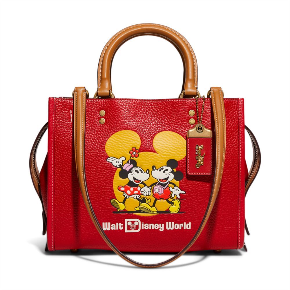 Mickey and Minnie Mouse Rogue Bag by COACH – Walt Disney World | Disney Store