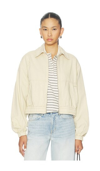 Free People Birdie Jacket in Tan. - size XS | Revolve Clothing (Global)