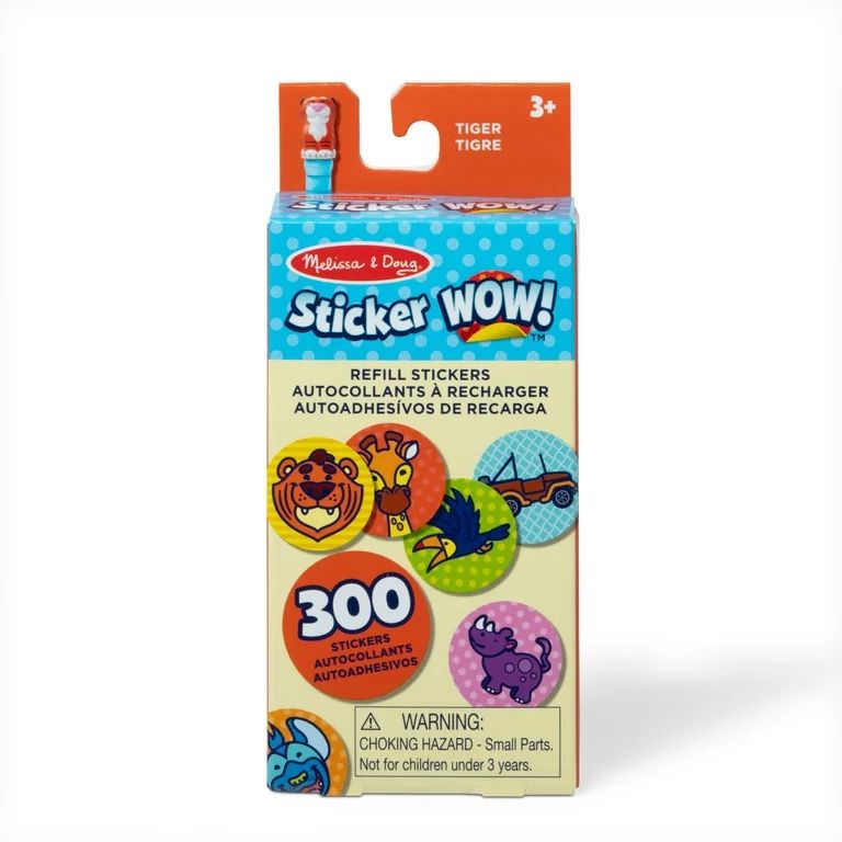 Melissa & Doug Sticker WOW!™ 300+ Refill Stickers for Sticker Stamper Arts and Crafts Fidget To... | Walmart (US)