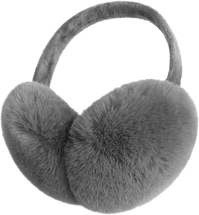 Livingston Men/Women's Faux Furry Warm Winter Outdoors Ear Muffs | Amazon (US)