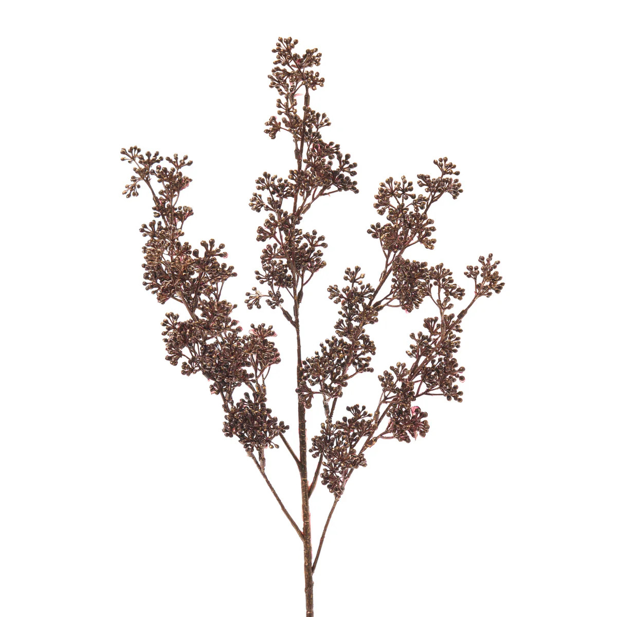 Bronze Glitter Seed Branch Spray - 25" | Darby Creek Trading