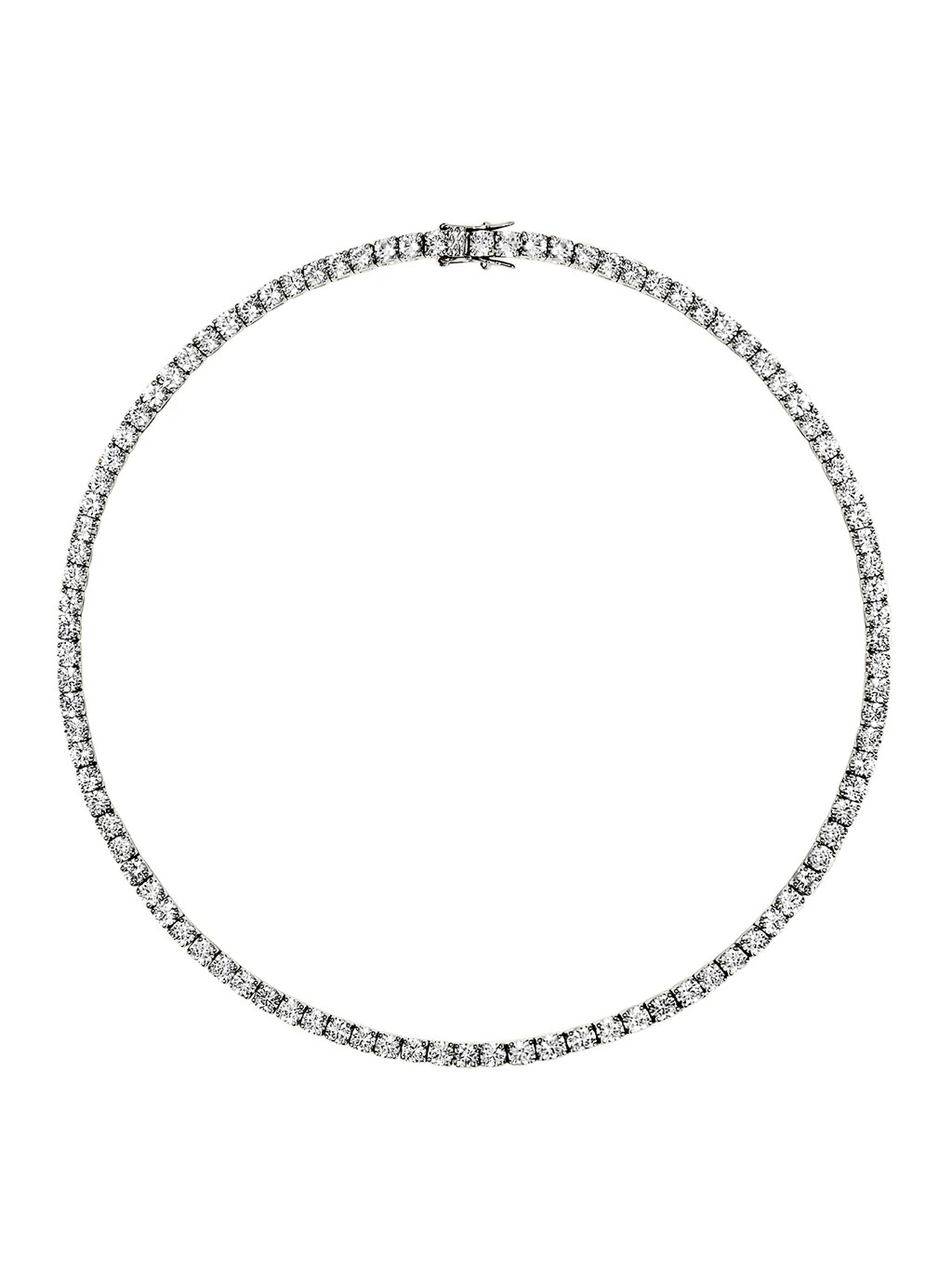 KATE RIVIÈRE NECKLACE IN 3.75MM LAB WHITE SAPPHIRE | Dorsey