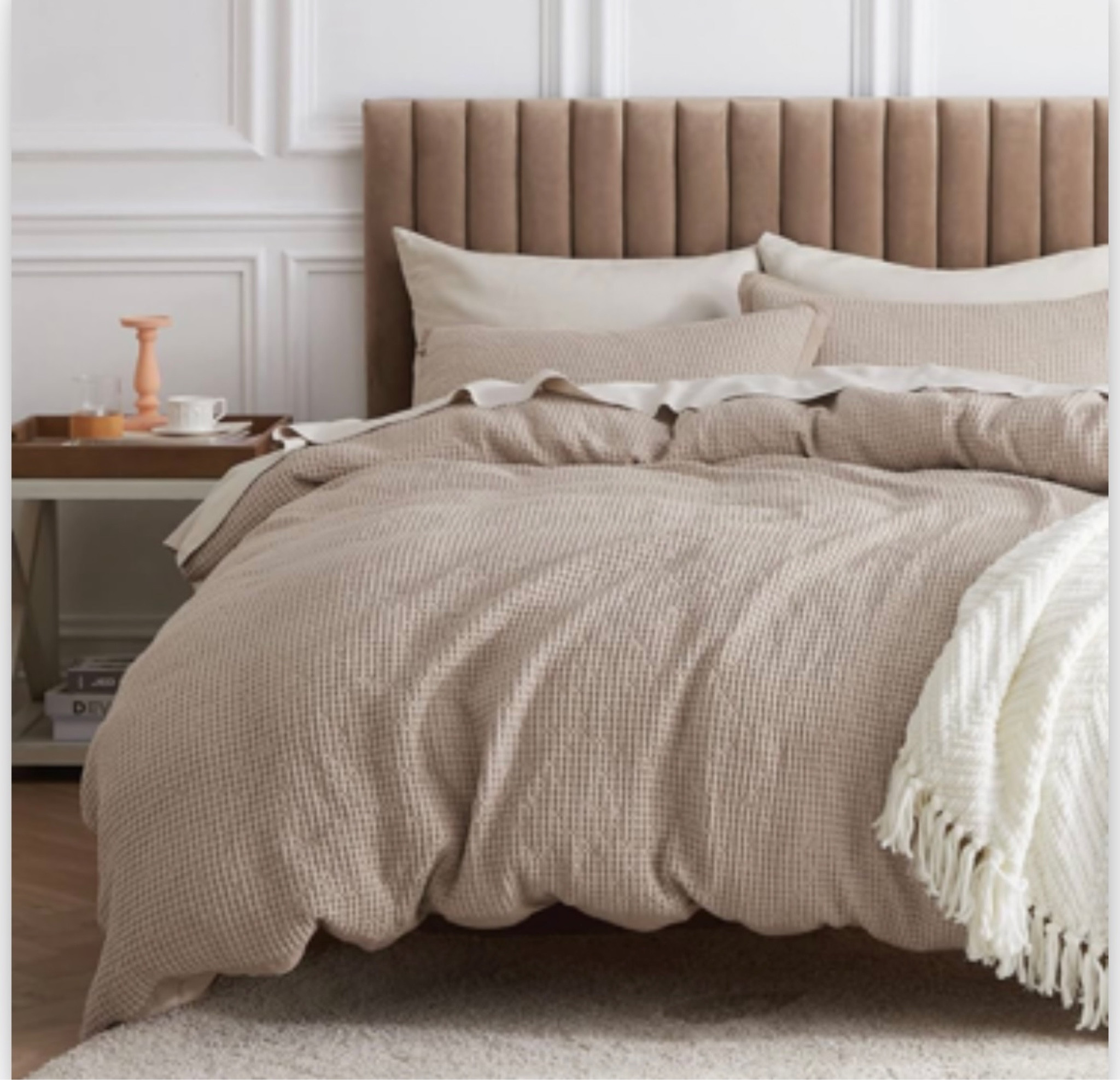 ⭐️⭐️⭐️⭐️⭐️ 100% cotton waffle weaves duvet cover set, comes in many different colors, thousands of amazing reviews, so happy I got this set! 🥰 sharing is caring 🥂

#LTKGiftGuide #LTKsalealert #LTKhome