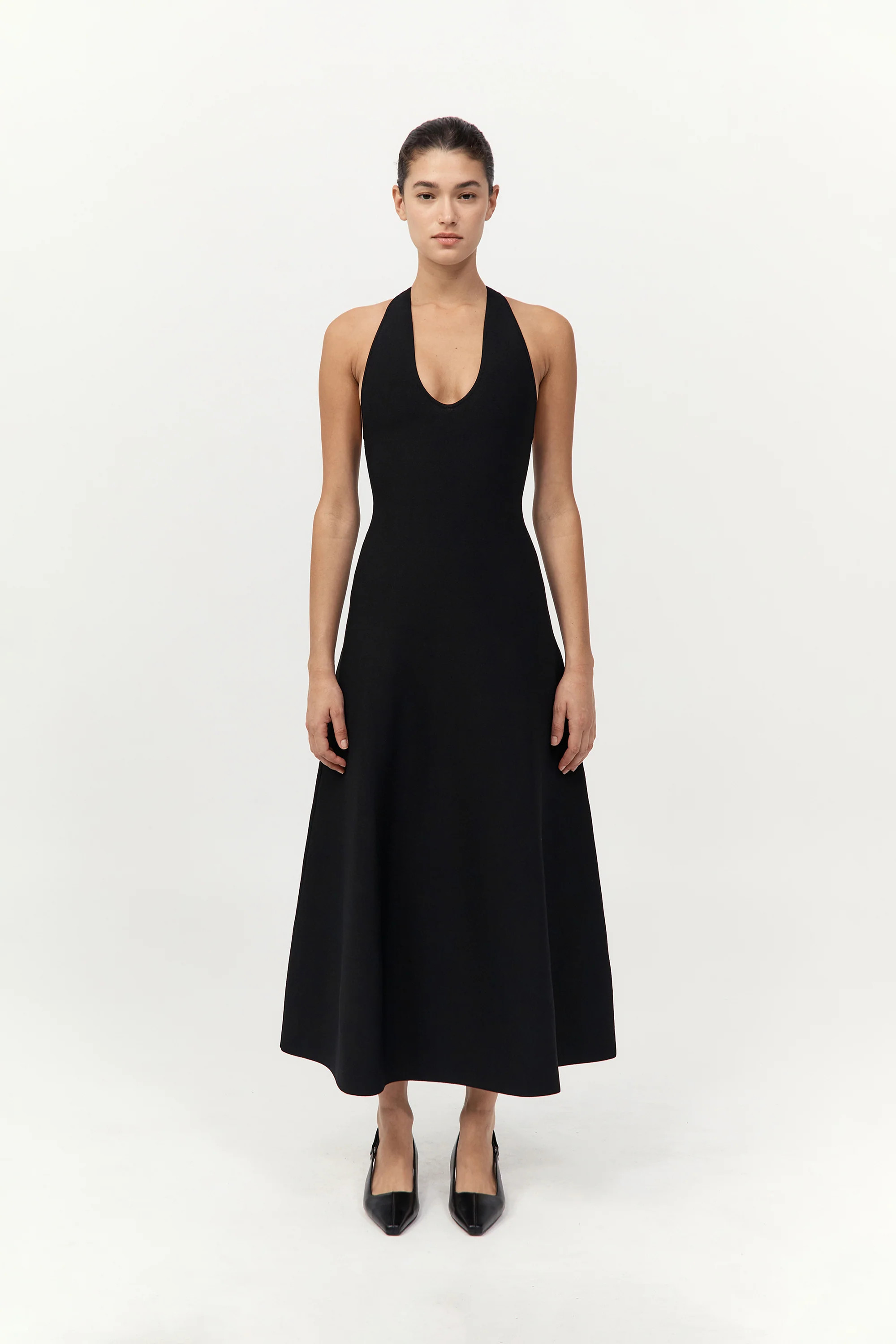 Sculpted Knit Dress - Black | St. Agni (US, UK, EU)