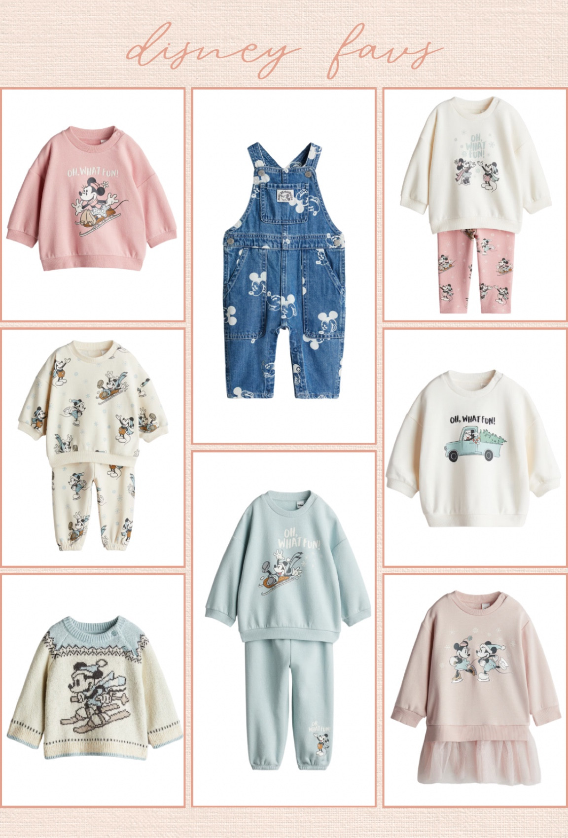 Disney favorites for baby/toddlers! Mickey & Minnie Mouse sets

#LTKFamily #LTKBaby #LTKKids