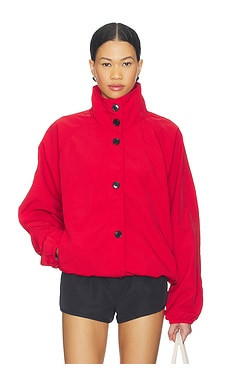 superdown Kirrily Funnel Neck Jacket in Red from Revolve.com | Revolve Clothing (Global)