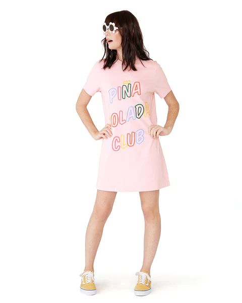 Pina Colada Club T-shirt Dress | ban.do Designs, LLC