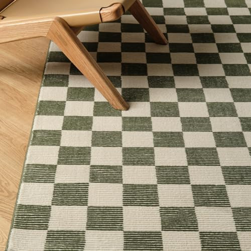 Revival Rugs Gambit 10'6"x14'3" Washable Area Rug for Living Room Bedroom - 100% Recycled Oeko-TEX Certified, Medium Pile, Green, Beige | Amazon (US)