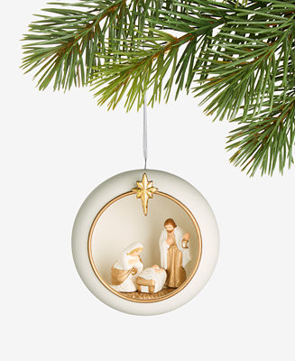 Holiday Lane Blessed Ceramic Holy Family Ornament, Macy's Exclusive - Macy's | Macy's