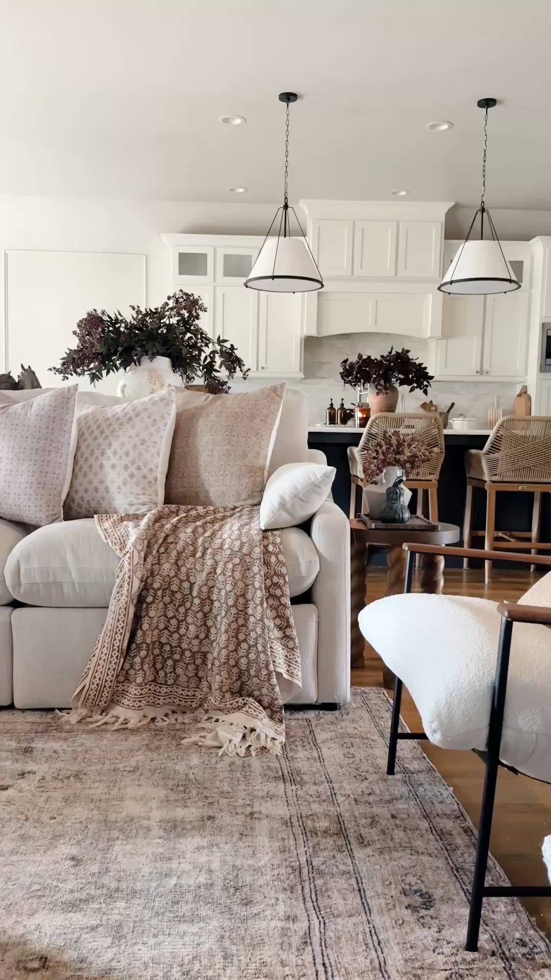 neutral fall living room decor, cozy fall home inspiration, modern fall aesthetic, affordable fall home finds, neutral autumn decorating ideas, cozy and calm fall style

#LTKSeasonal #LTKHome