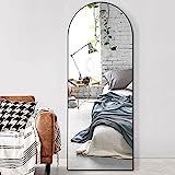 MIRUO Arched Full Length Mirror Large Arched Mirror Floor Mirror with Stand Large Bedroom Mirror Wal | Amazon (US)