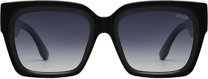 SOJOS Trendy Square Polarized Sunglasses Womens Retro Vintage Women 90s Sun Glasses SJ2612 | Amazon (US)