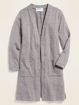 Super-Long Open-Front Sweater for Girls | Old Navy (US)