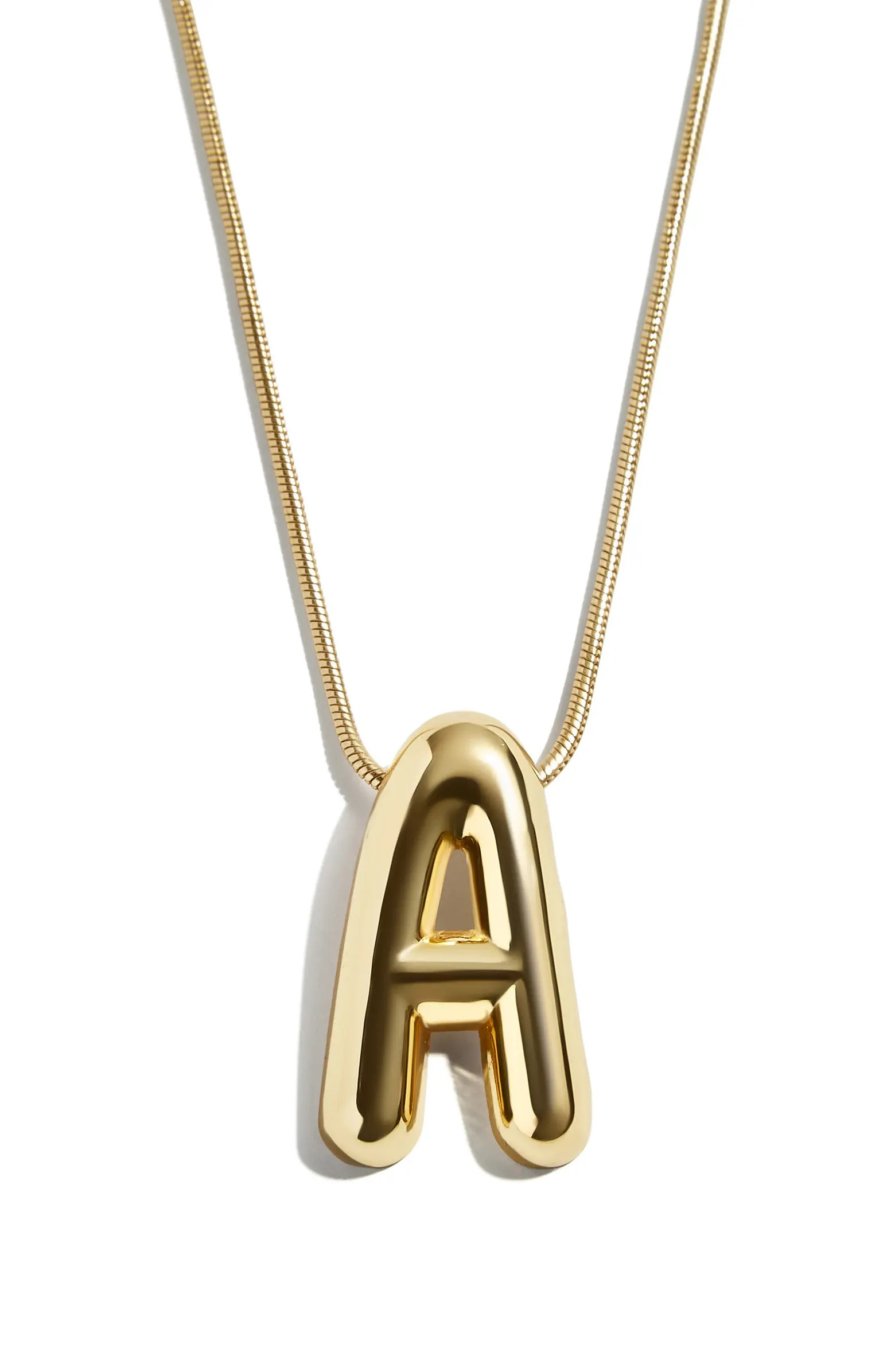 BaubleBar Bubble Initial Pendant Necklace | Nordstrom | Nordstrom