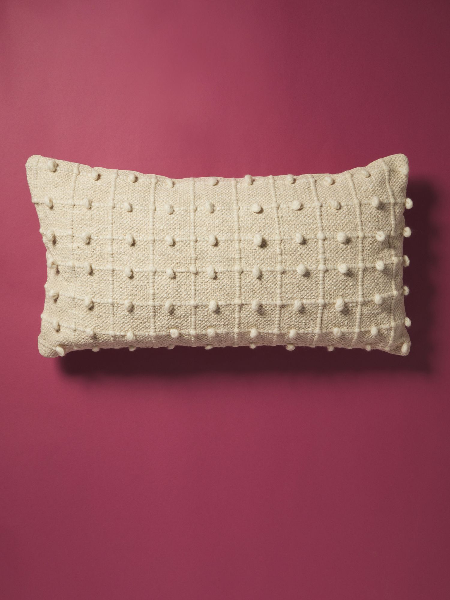 Made In India 14x28 Wool Nubby Textured Pillow | HomeGoods
