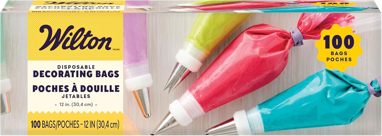 Wilton Disposable Decorating Bags for Piping Icing & Cake Decorating, Perfect for Baking Creation... | Amazon (US)