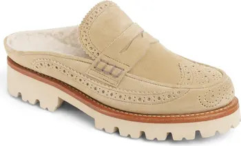 The Office of Angela Scott Miss Emma Faux Shearling Lined Lug Sole Mule (Women) | Nordstrom | Nordstrom