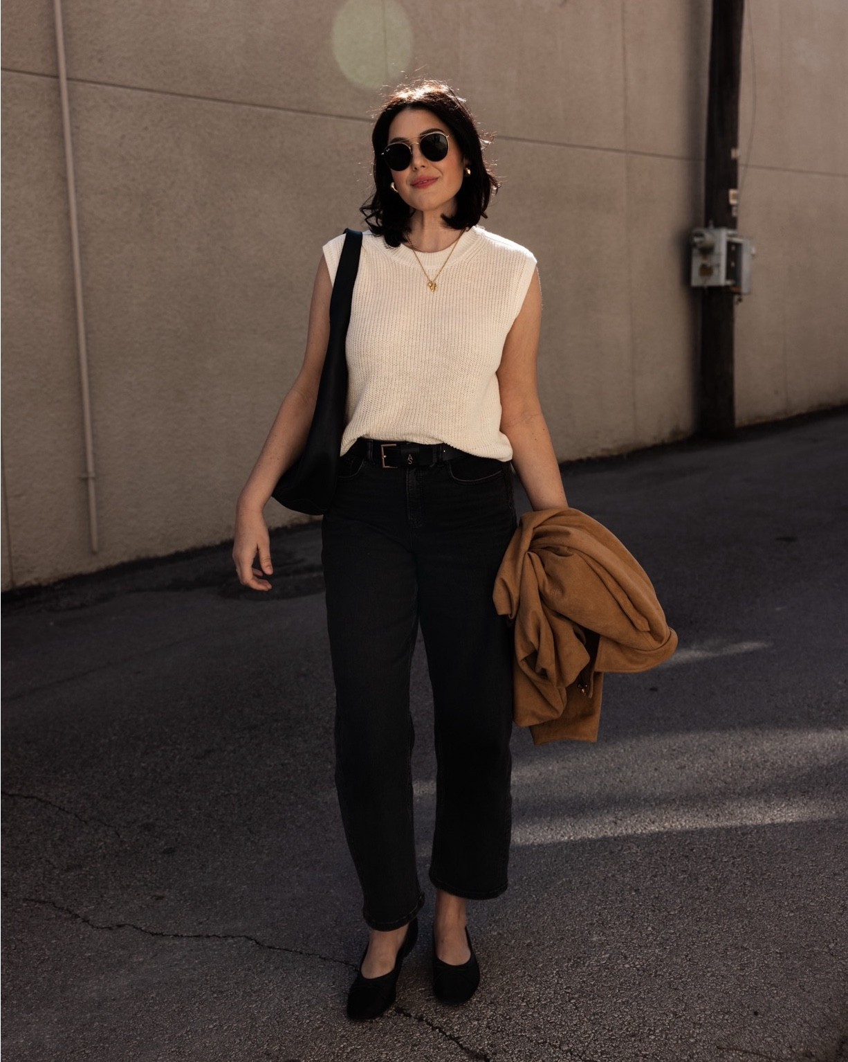 Same fit without the jacket! 

Love these @Spanx jeans so so much! They run a bit generously, so go with their sizing suggestions. Spot on!