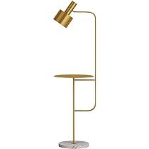 Hsyile Lighting KU300217 Contemporary Modern Creative Floor Lamp with a Table,Suitable for Living Ro | Amazon (US)