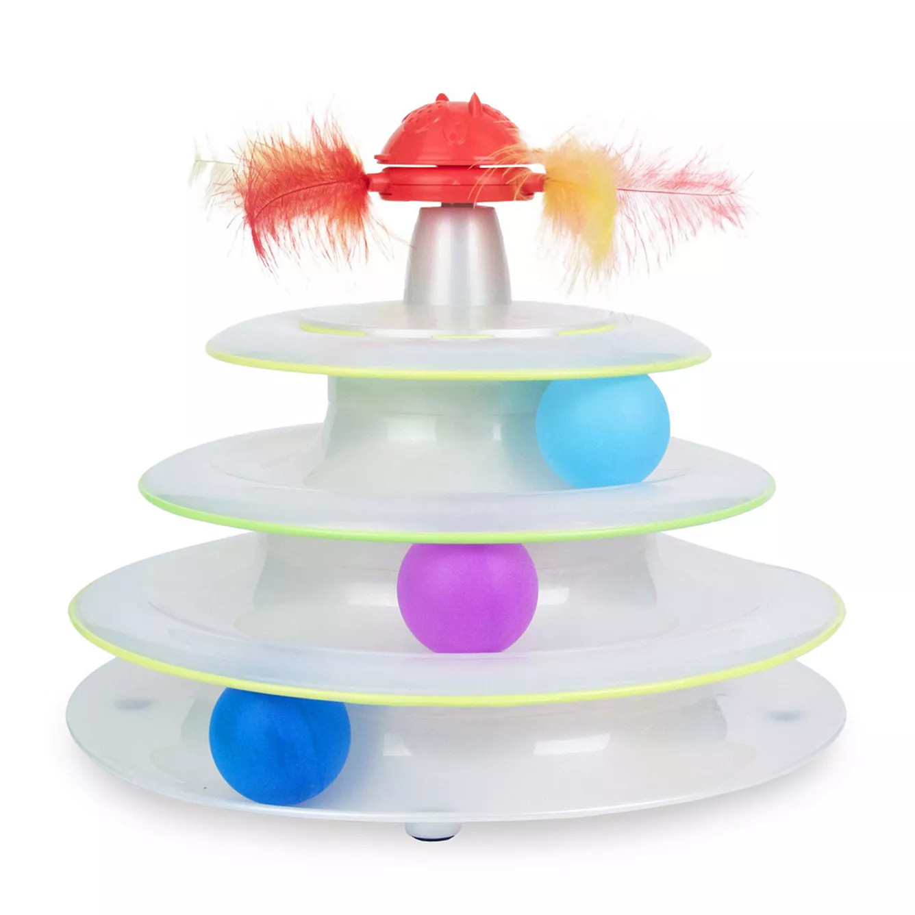 Catstages Tower Of Tracks With Mushroom Topper Cat Toy | Kohl's