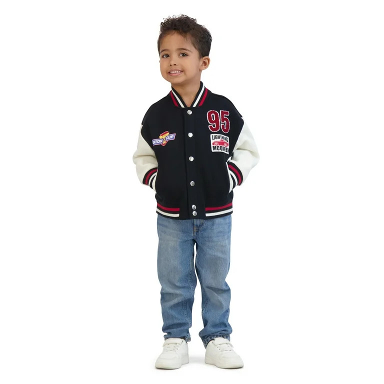 Disney Pixar Cars Toddler Boy Bomber Jacket, Sizes 12M-5T - Walmart.com | Walmart (US)