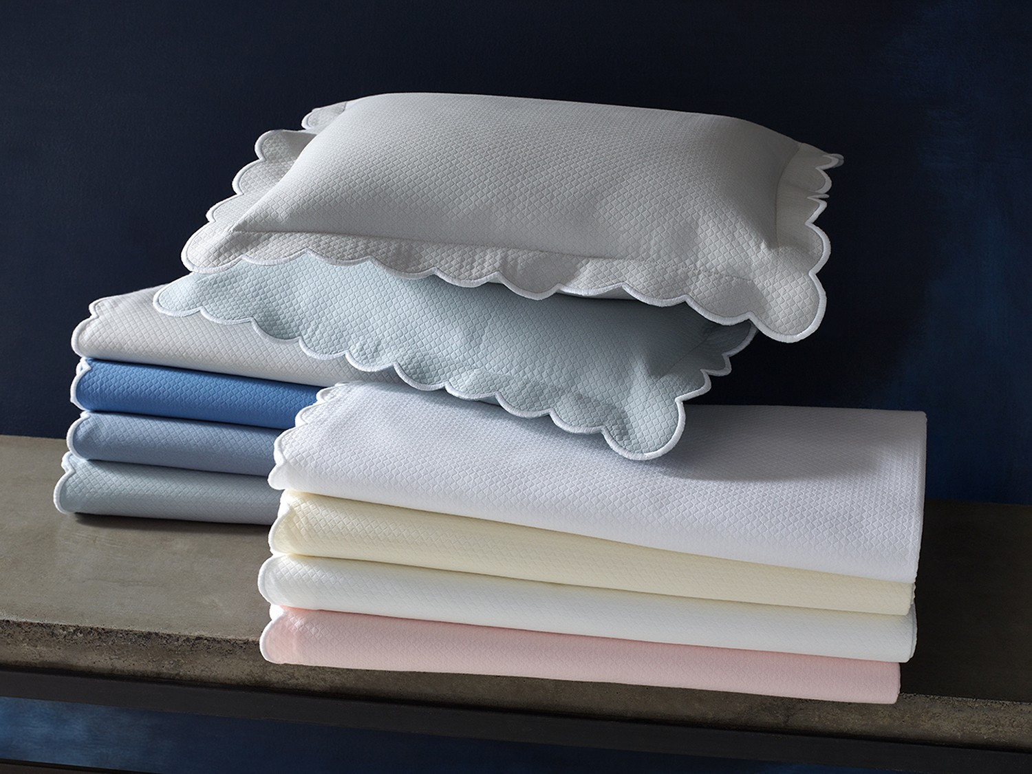 Diamond Pique Coverlet | Matouk