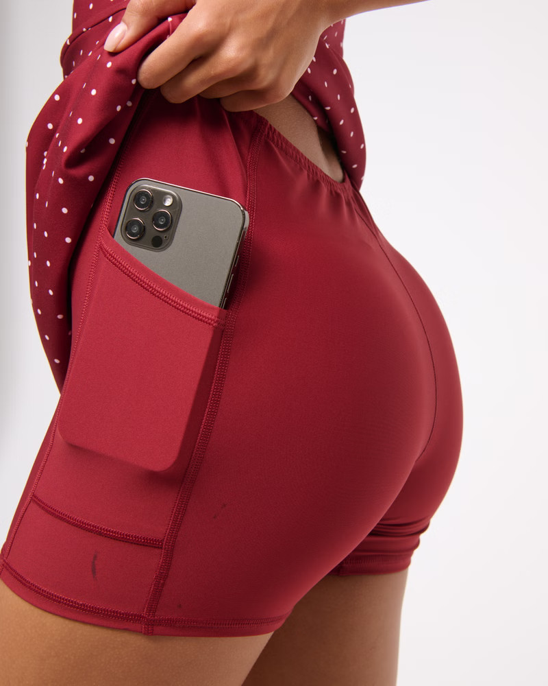 YPB sculptLUX Cross-Back Mini Dress | Abercrombie & Fitch (US)