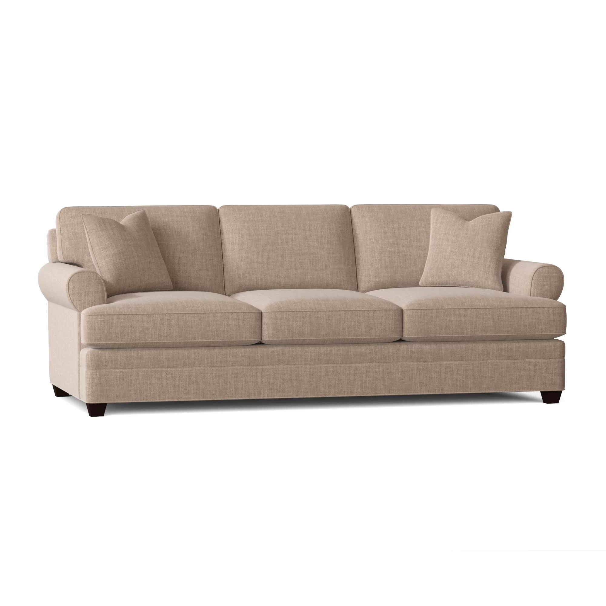 Romeo 91'' Rolled Arm Sofa with Reversible Cushions | Wayfair Professional