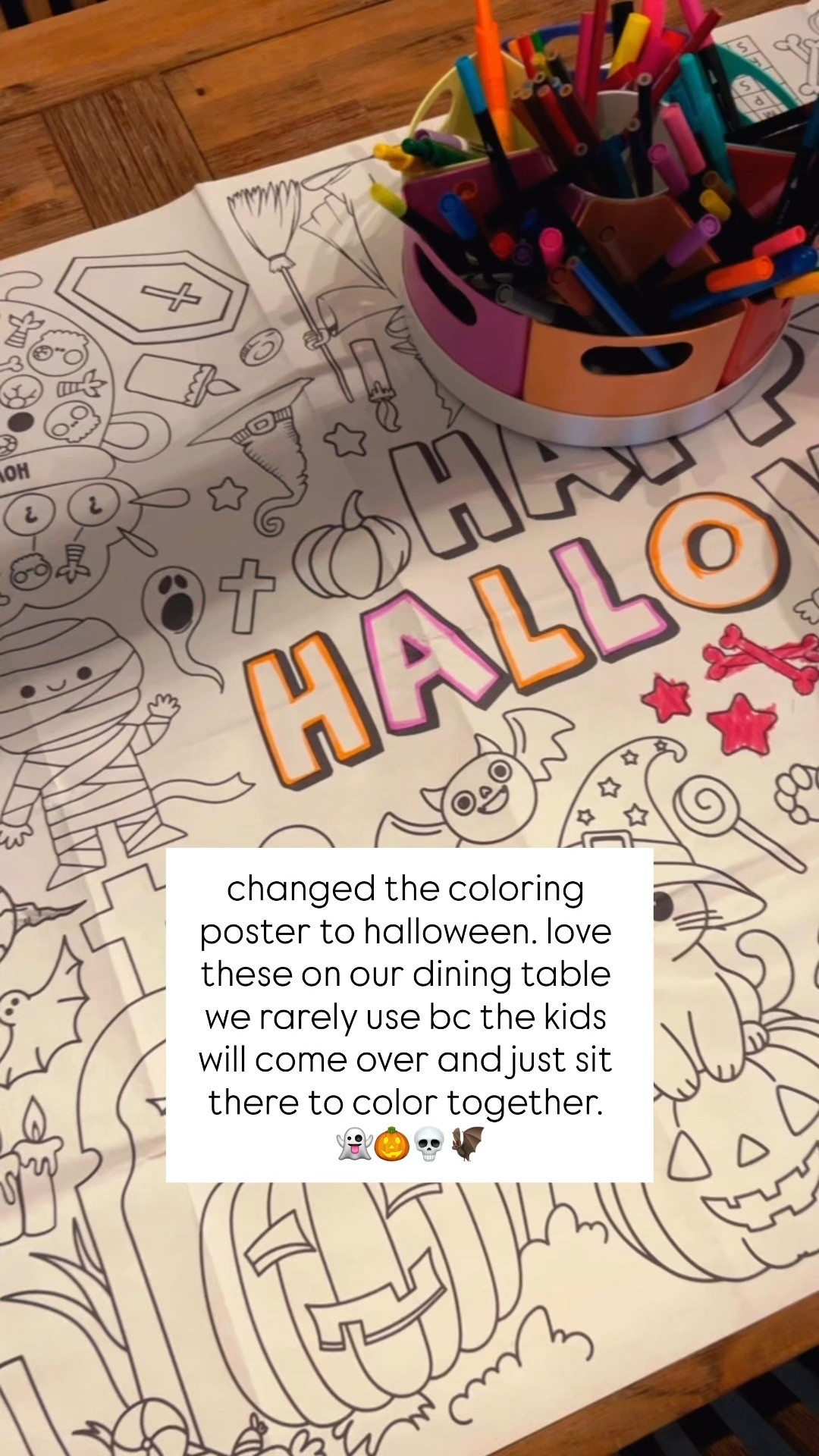 🖤🎃 Spooky season just got a creative twist! This Halloween coloring poster is perfect for kids (and us big kids too 🙋‍♀️). Fun, festive, and keeps little hands busy while you sip your pumpkin spice. ✨

🖍️ Grab your markers and let the hauntingly cute fun begin!



#HalloweenDecor #MomLifeMadeEasy #SpookySeasonFun #LTKhome #LTKfamily

#LTKFamily #LTKKids #LTKSeasonal