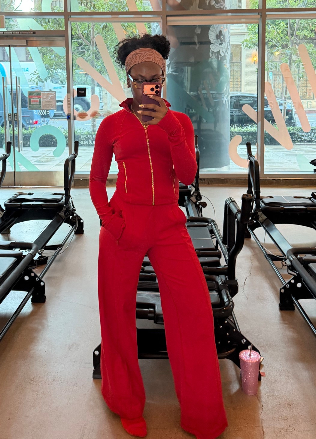 In a Valentine’s mood this red set is such a great addition to my workout gear. 
Size 6

#LTKfitnessgoals #LTKValentine #LTKmorningroutine