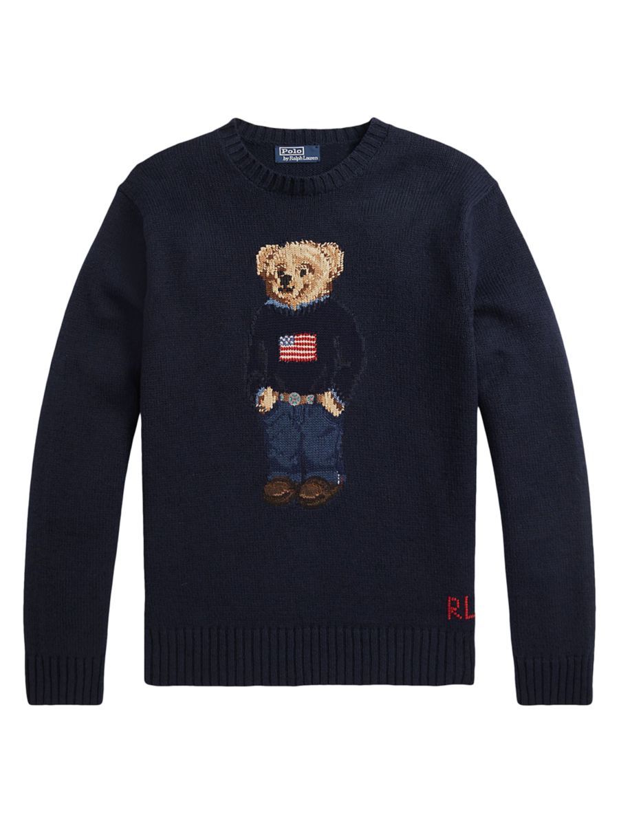 Polo Bear Linen & Cotton Sweater | Saks Fifth Avenue