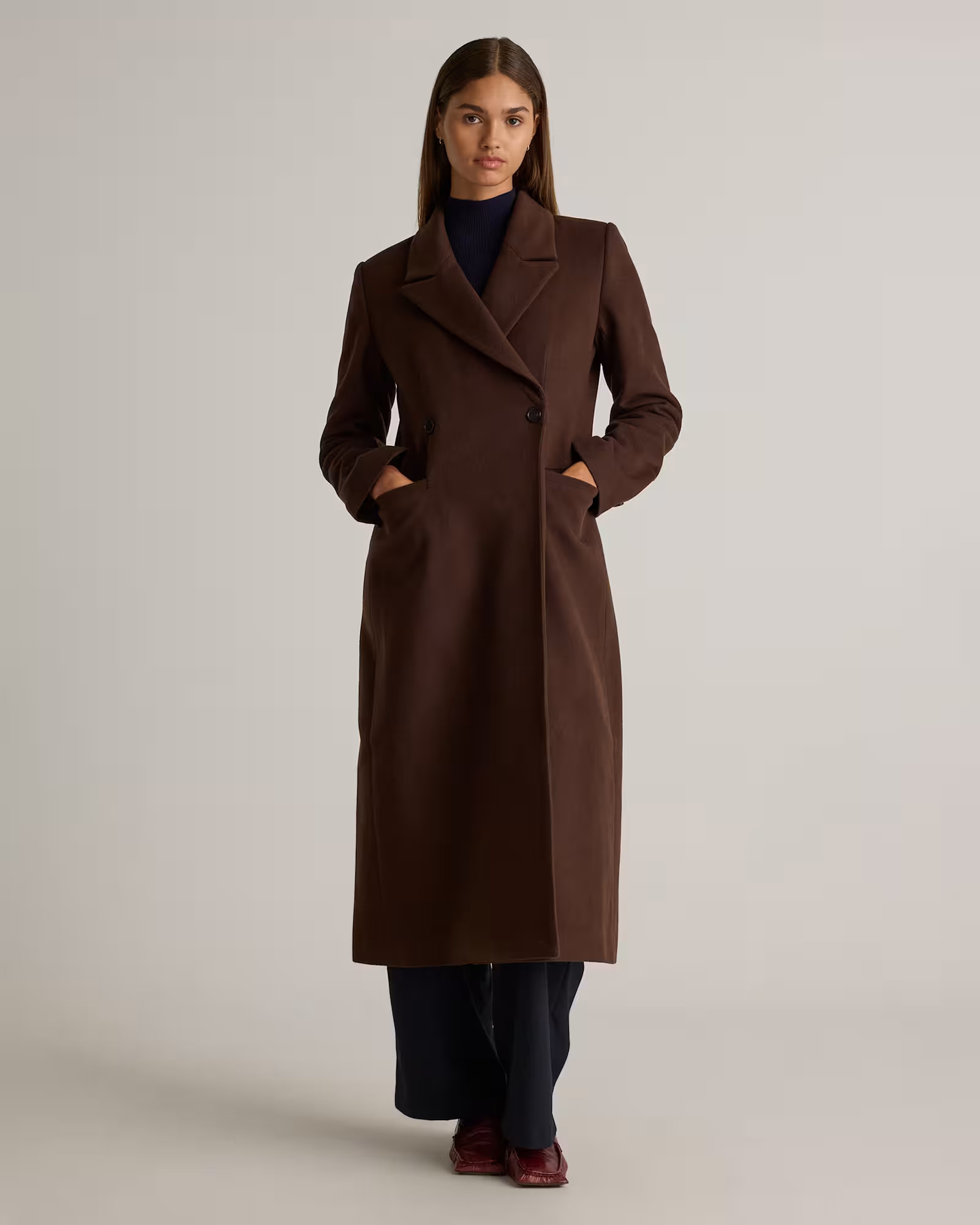 Italian Wool Tailored Coat | Quince