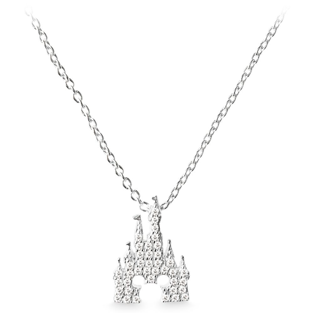 Mickey Mouse Icon on Fantasyland Castle Necklace by Rebecca Hook | Disney Store