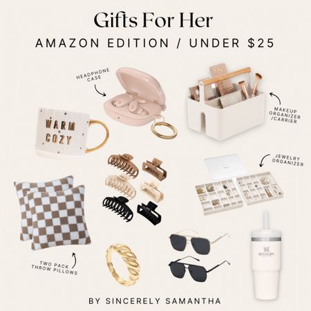 Amazon Gifts for Her Under $25! 

#amazongifts #stockingstuffers #LTKsalealert #christmasgiftguide

#LTKunder50 #LTKGiftGuide #LTKCyberweek
