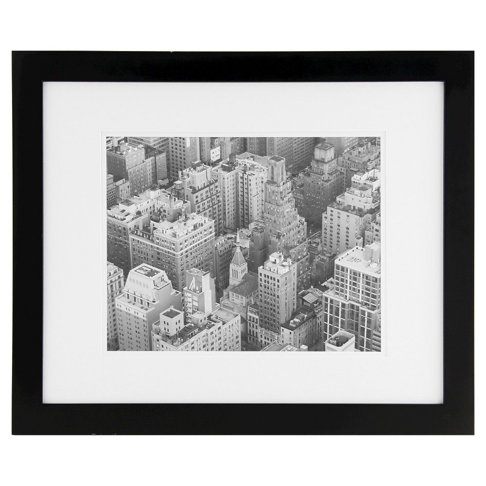 16X20 Black Frame Matted To 11X14 - Gallery Solutions | Target