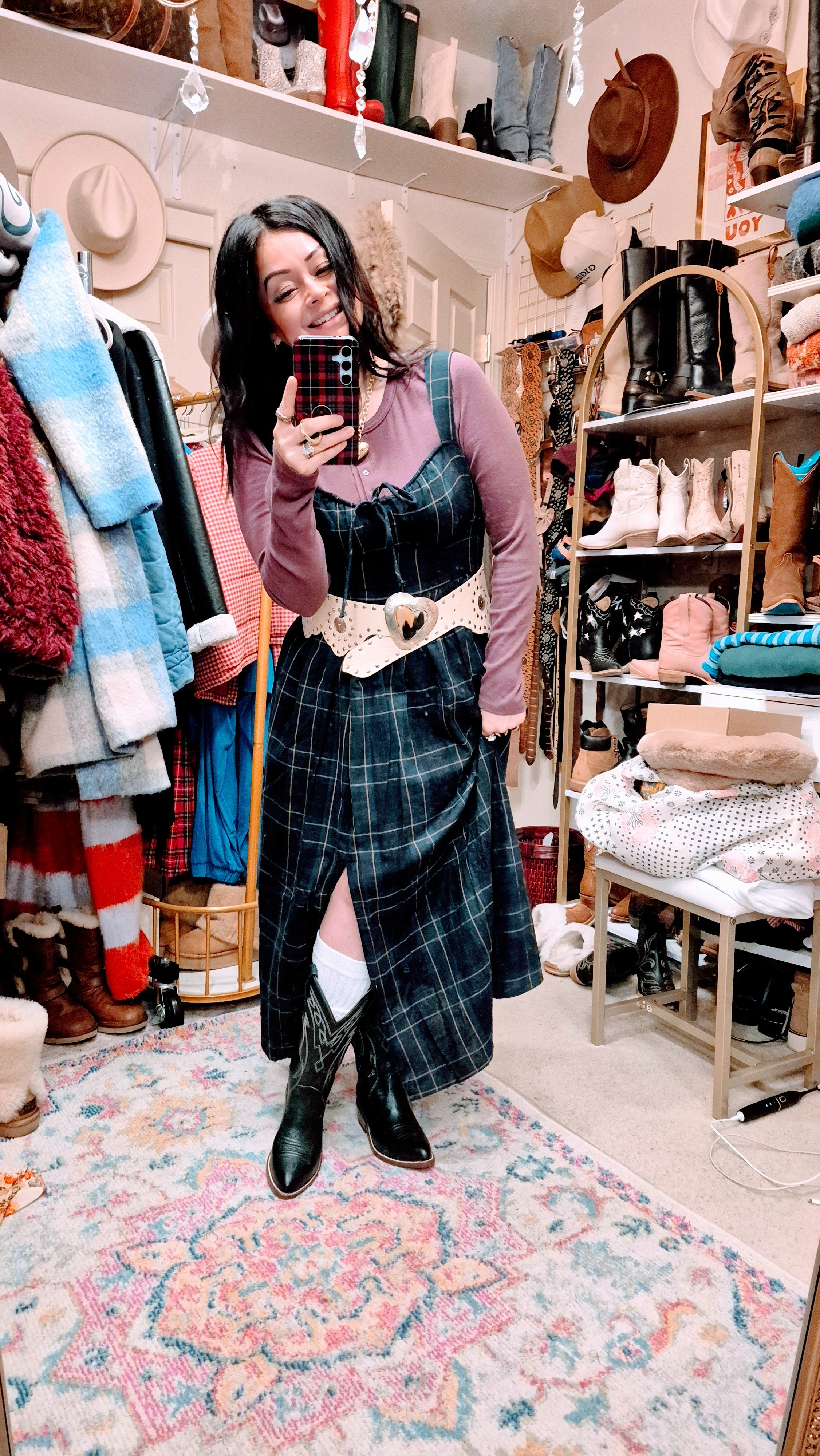 Wearing a size medium in the henley. Boots are tts#holidayoutfit

#LTKHoliday #LTKootd #LTKSaleAlert