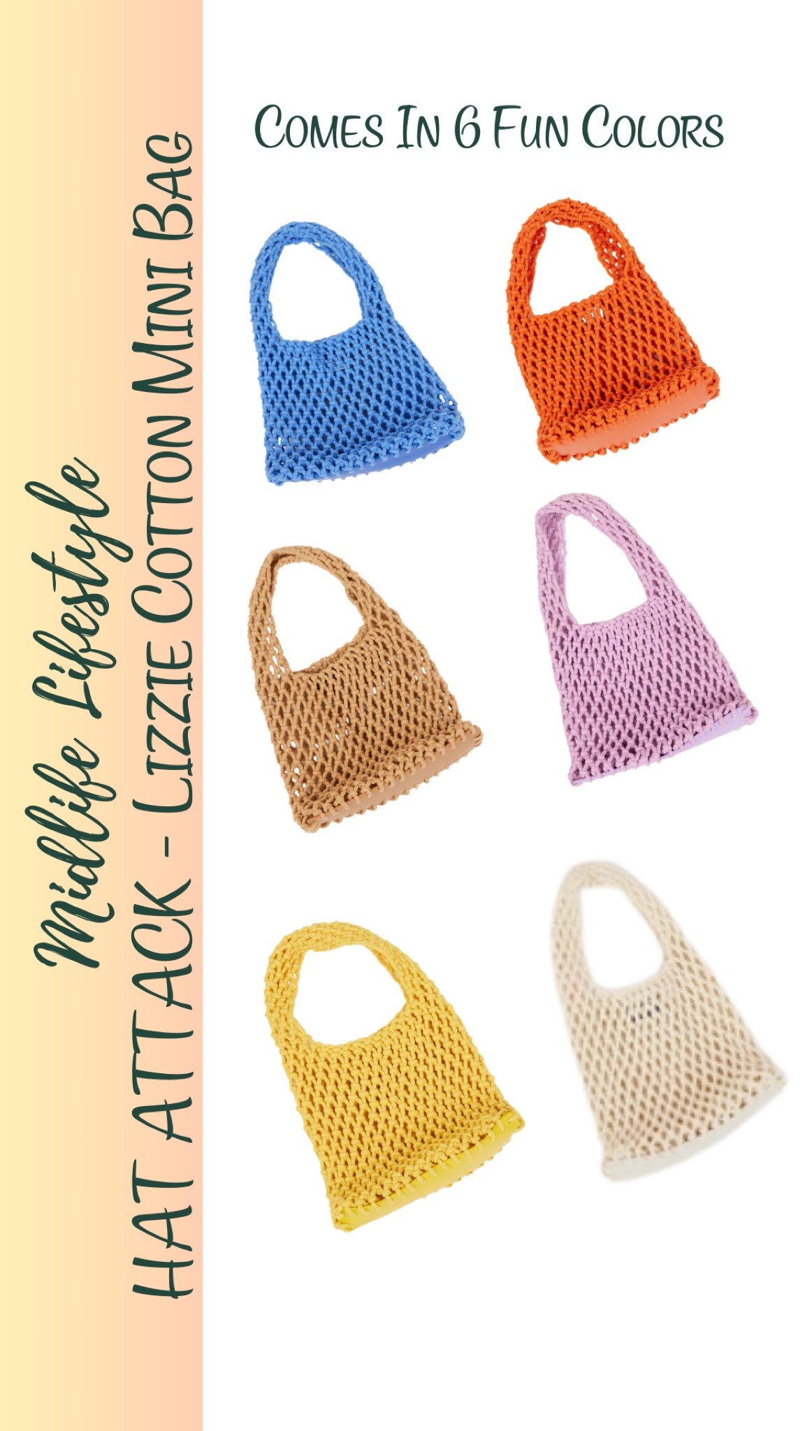Elevate your style with the Lizzie Cotton Mini Bag from Hat Attack! 🌸 

Available in 6 vibrant colors, this chic, timeless accessory is perfect for brunch dates, lunch with friends, and evening outings. 

A must-have for all seasons! ✨ #

HatAttack #LizzieCottonMiniBag #ChicAndTimeless

#LTKStyleTip #LTKItBag