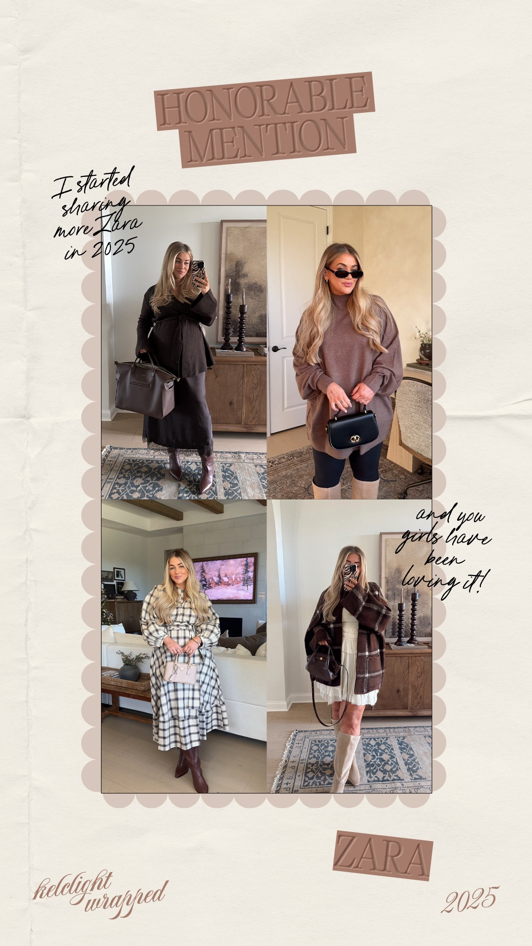 Favorite Zara outfits this year🤎 So happy you girls are liking these outfits 

#LTKSaleAlert #LTKMidsize