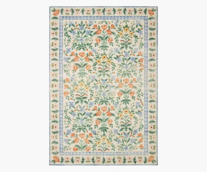 Eden Mughal Garden Cream Printed Rug | Rifle Paper Co. | Rifle Paper Co.