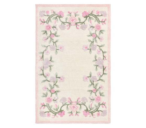 Eloise Floral Rug | Pottery Barn Kids