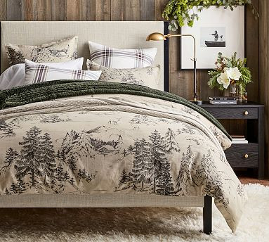 Rustic Forest Duvet Cover | Pottery Barn (US)