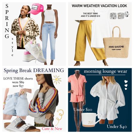 Spring break, warm weather vacation, spring style, Amazon, Nordstrom, beach bag, jean shorts, on sale, Birkenstocks

#LTKstyletip #LTKover40 #LTKtravel