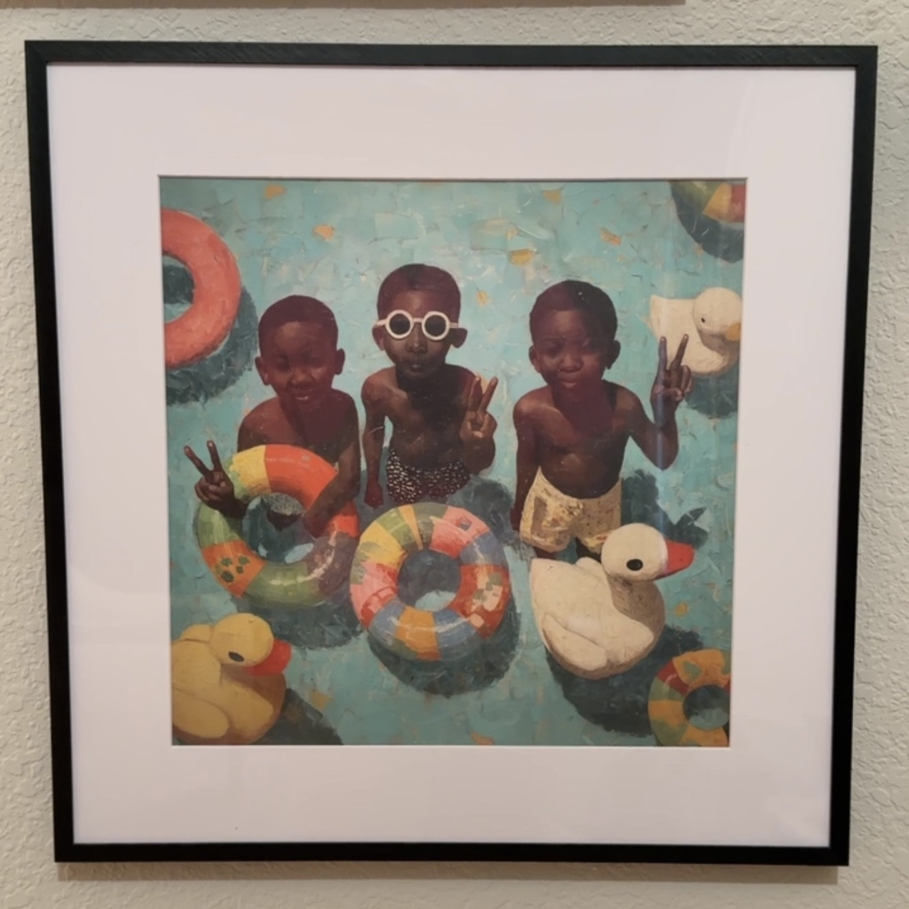 Adding pieces that tell a story is one of my favorite ways to make a house feel like home. 🖤

These two prints celebrate Black joy, community, and childhood memories—from afternoons on the neighborhood basketball court to carefree summer days by the pool. The colors are beautiful, but it’s the feeling they bring to our space that makes me love them even more.

#LTKHome #BlackArt #SupportBlackArtists #GalleryWall #HomeDecor #BlackJoy #ArtCollector #HomeInspiration

#LTKHome #LTKOver40